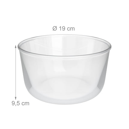 Glas-Salatschüsseln 2er-Pack