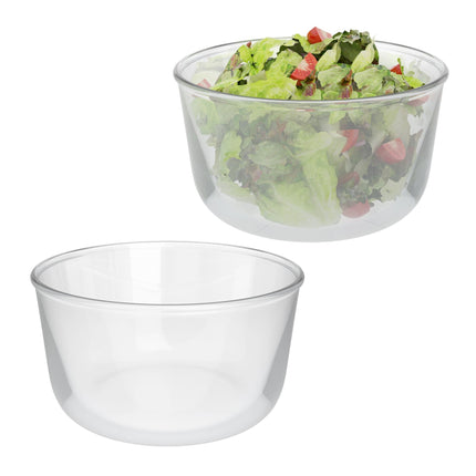Glas-Salatschüsseln 2er-Pack