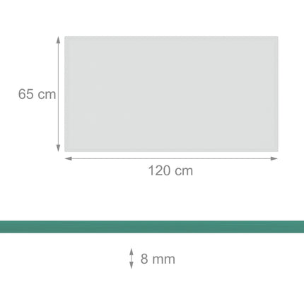 Feuille de verre ESG 8 mm