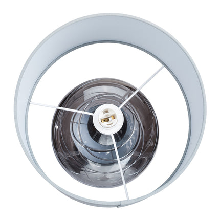 Glass table lamp