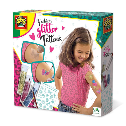 Glitzer-Tattoos für Körperkunst, temporär, einfach anzubringen