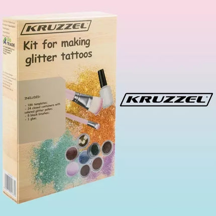 Glitter tattoo kit Kruzzel 20422