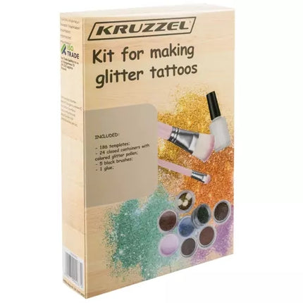 Glitter tattoo kit Kruzzel 20422
