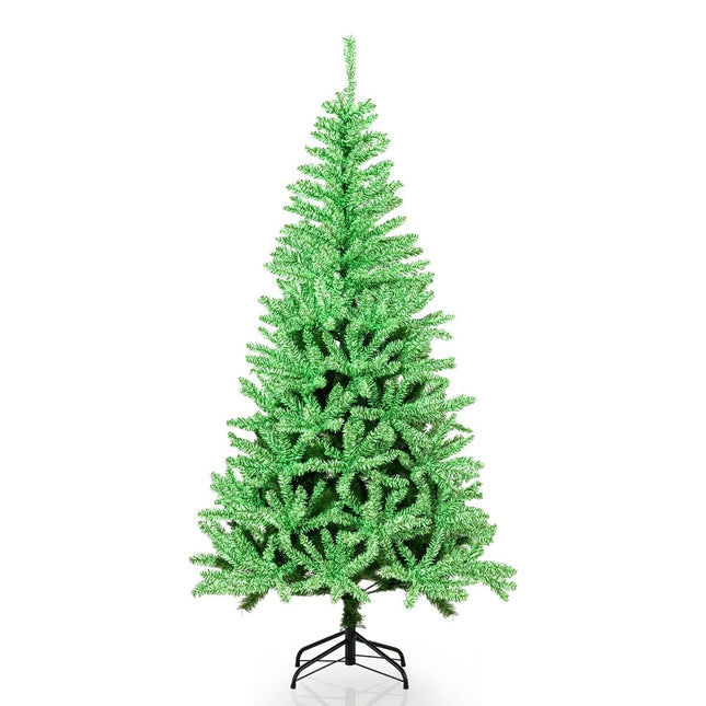 Svítící umělý vánoční stromek 180 cm, skládací konstrukce