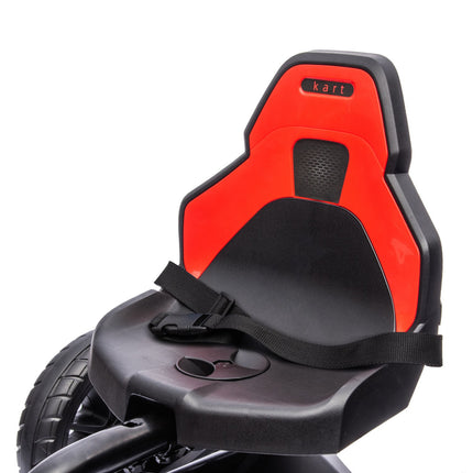 Tret-Gokart für Kinder mit verstellbarem Sitz und Handbremse