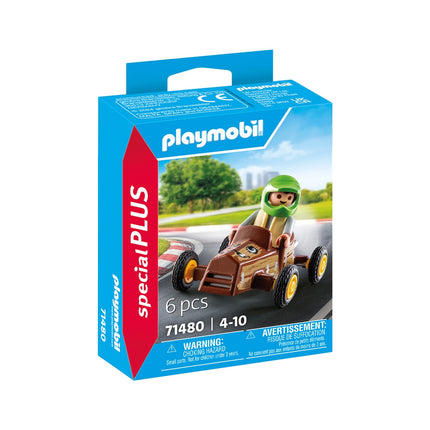Go-Kart Playset with Child Figure and Accessories