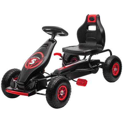 Gokart für Kinder, verstellbarer Sitz, Gummireifen