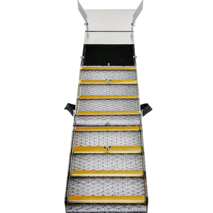 Gold Sluice Box, Folding Aluminum Alloy, 50-Inch, Miner's Moss