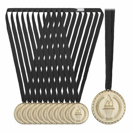 Gold medal for children - set of 12
