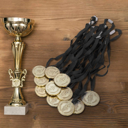 Gold medal for children - set of 12