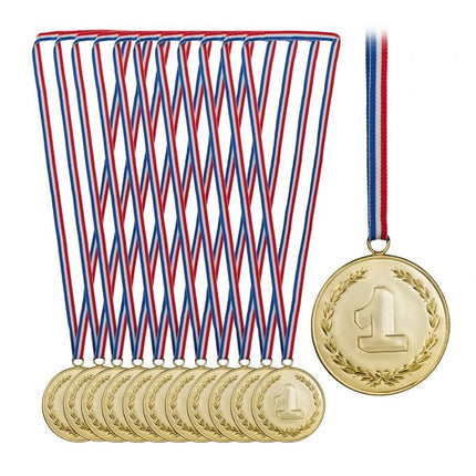 Goldmedaille für Kinder - 12er Set