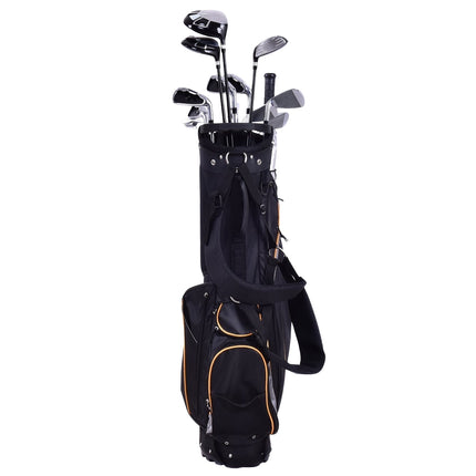 Golfový bag 9 palců, nylon, černá, lehký, cestovní
