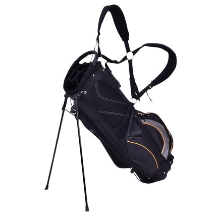 Golfový bag 9 palců, nylon, černá, lehký, cestovní