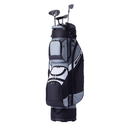 Golf Cart Bag, 14-Way Divider, 13 Pockets, Waterproof Nylon