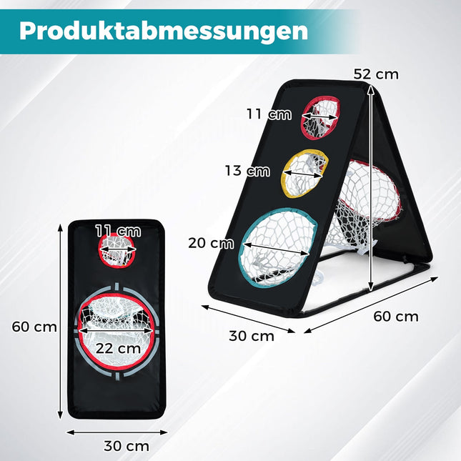 Golf-Chipping-Netz mit 5 Zielen, faltbar, wetterfest