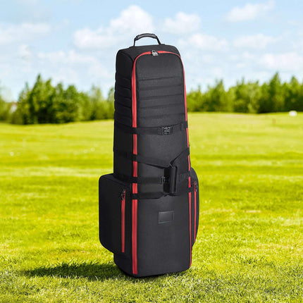 Golf Travel Bag with Wheels, 1800D Waterproof Oxford, Foldable