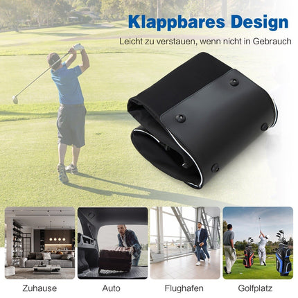 Cestovní golfový bag s kolečky, oxfordská látka, skládací