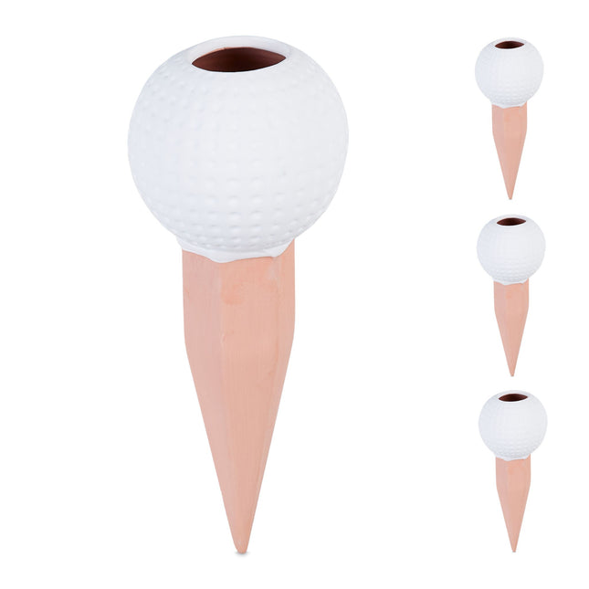 Golfball mit Tonkegel, 4er Set