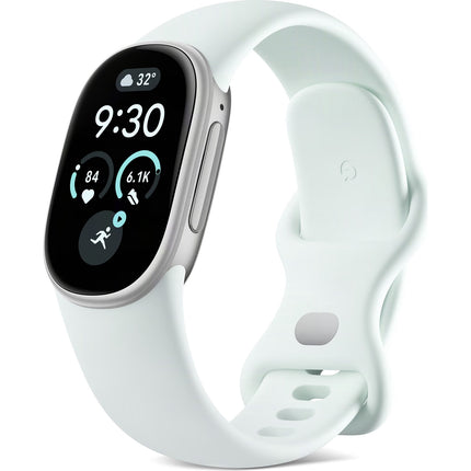 Google Fitbit Edge Fitness Tracker with GPS and ECG, Fog/Satin Silver
