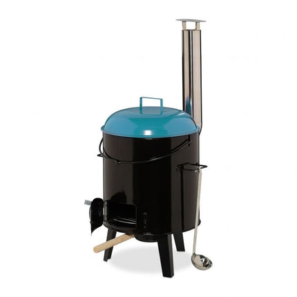 Goulash cannon with grill grate