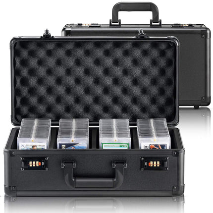 Graded Card Storage Case, 4-Slot, Combination Lock, 108 PSA