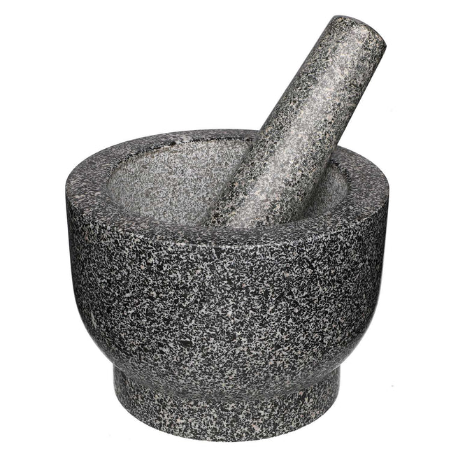 Žulový hmoždíř s tloučkem, sada, 10cm