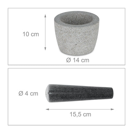 Granitmörtel mit Schlag