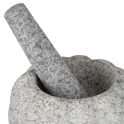 Granite mortar with impact