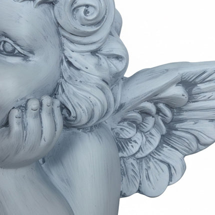 Grabengel Statue, 31 cm, Polyresin, wetterfest