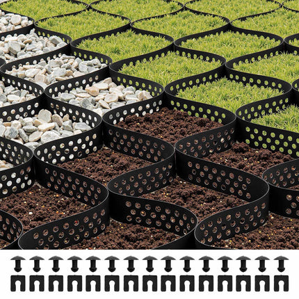 Gravel Grid, 2-Inch Deep, 17.06 x 8.86 Ft HDPE