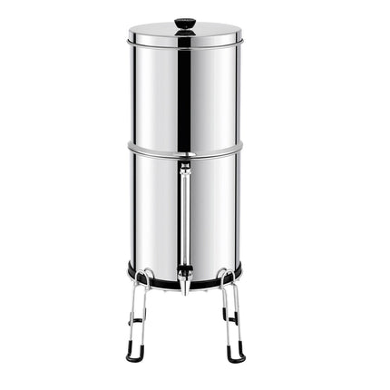 Gravity-Fed Water Filter, 2.25 Gallon Stainless Steel
