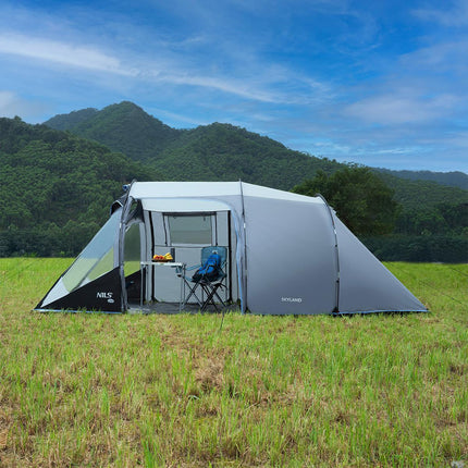 Gray Camping Tent, 2-Person, Waterproof