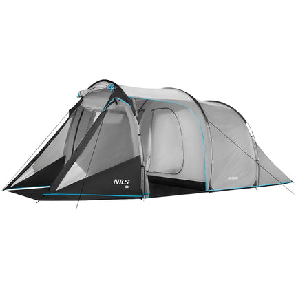 Gray Camping Tent, 2-Person, Waterproof