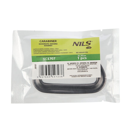 Gray Carabiner 12 KN – Lightweight, Durable