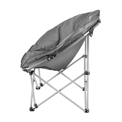 Gray Folding Camping Chair, Lightweight, Portable