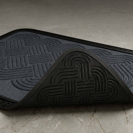 Gray Polypropylene Doormat, 60 x 40 cm, Non-Slip