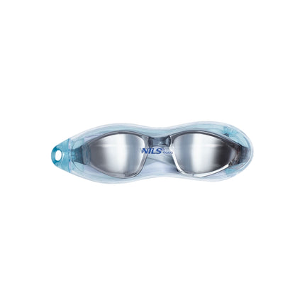 Graue Schwimmbrille, Antibeschlag, UV-Schutz