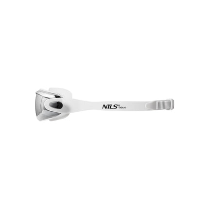 Graue Schwimmbrille, Antibeschlag, UV-Schutz