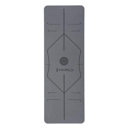 Gray TPE Yoga Mat – Non-Slip, Eco-Friendly, 10mm