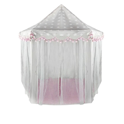 Šedo-růžový dětský stan Kruzzel