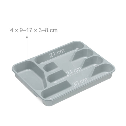 Coffret de 2 couverts gris
