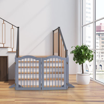Gray security gate 70 cm