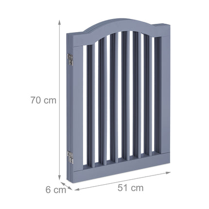 Šedá bezpečnostní zábrana 70 cm