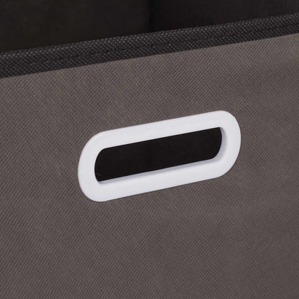 Gray shelf with 6 compartments