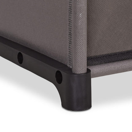 Gray shelf with 6 compartments