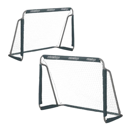 Graue Fußballtore im 2er-Set