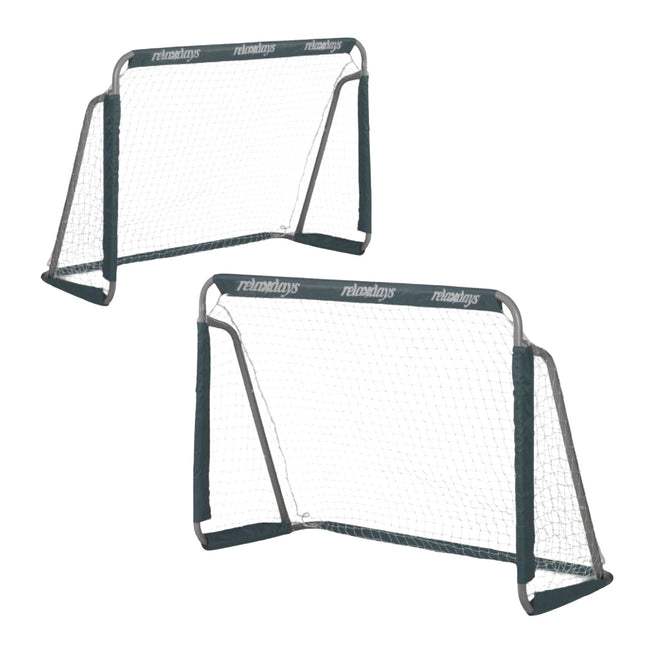 Graue Fußballtore im 2er-Set