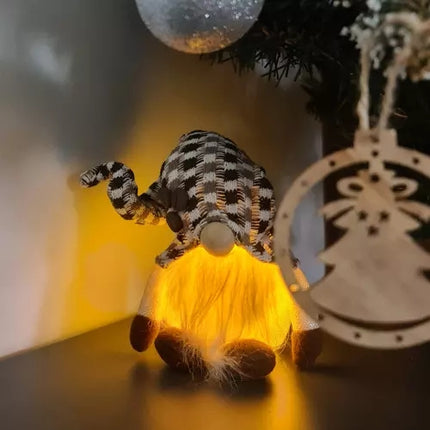 Grauer stehender Elf – leuchtende LED 20354