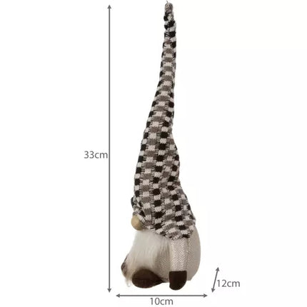 Grauer stehender Elf – leuchtende LED 20354