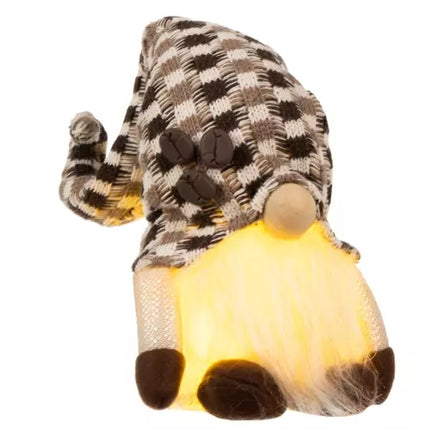 Grauer stehender Elf – leuchtende LED 20354